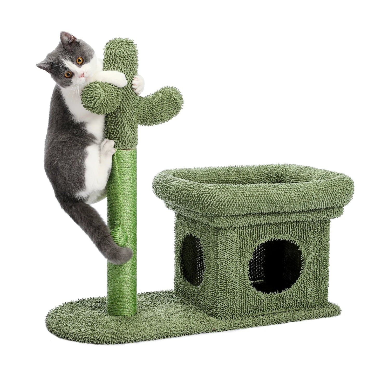 Pet Cactus Cat Tree Toy Scratching Post